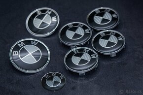 Predam BMW znak krytky emblem kufor kapota kolesa volant - 5