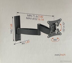 VOGELS WALL 1045S – čierny držiak TV - 5