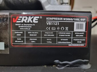 KOMPRESOR 150L 8bar 230V - 5