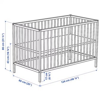 Detská postieľka IKEA - 5