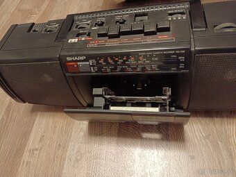 Sharp WQ T 222H bk, radiomagnetofon retro kazeťák - 5