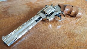 Flobert revolver ALFA 661 cal. 6mm - chrom, dřevo - NOVÝ - 5