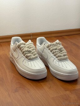 Nike Air Force 1 - Biele s Nike Air Force 1 - Biele šnúrkami - 5