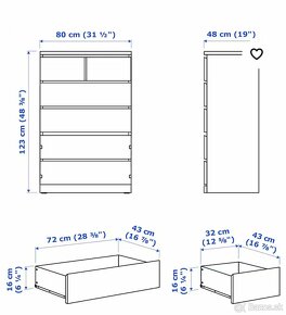 Ikea Malm komoda - 5