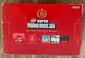 Nintendo Wii Red Super Mario Bros 25th Anniversary Limited.E - 5