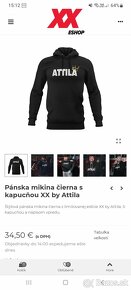 Nová pánska mikina a tričko ATTILA, veľkosť XXL - 5