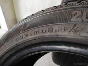 205/50 r17 zimné pneumatiky Semperit 6,5-7mm - 5