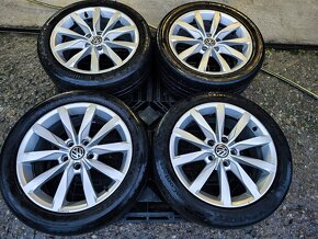 Alu sada = 5x112 =orig. VOLKSWAGEN= s pneu= 225/45 R17 - 5