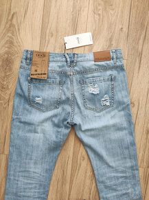 Dámske roztrhané jeansy / rifle - Oodji Denim - M - 5