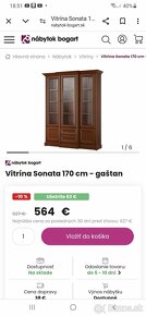 Presklená vitrína Sonata 170 cm - 5