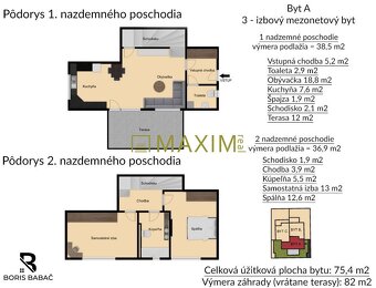 3 - izbový byt s predzáhradkou a parkingom na Slávičej ulici - 5