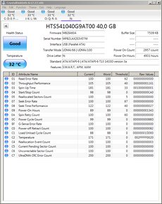 Hitachi Travelstar 5K100 2.5" 40GB ATA HDD - 5