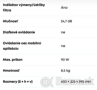 PREDÁM čističku vzduchu Winix ZERO Pro - 5