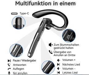 EUQQ BT headset s mikrofónom pre iOS Android smartfóny - 5