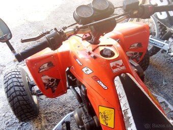 Predám štvorkolku Yamaha yzf 450 motor je davany 750 - 5