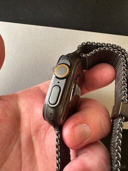 predám /vymením Apple Watch Ultra 2 titanium milaneese loop - 5