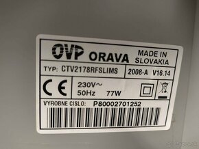 TV OVP Orava_typ CTV2178RFSLIMS - 5