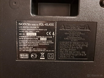 SONY BRAVIA KDL-40L4000 - 5