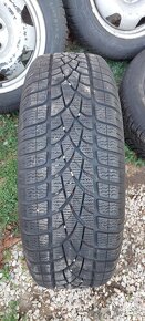 Plechové disky 5x120 a zimné Dunlop 215/60 R17 - 5