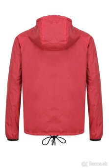 Emporio Armani bunda 2v1 unisex modrá, červená windstopper - 5