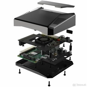 Predám komplet zostavu Raspberry Pi 4B 8GB s príslušenstvom - 5