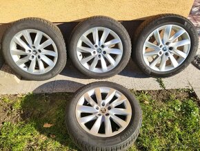 Elektrony Škoda 17" 5x112 pneu 215/55 R17 - 5