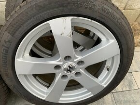 ALU disky + Zimné pneu 215/50 R17 na Hyundai 5x114,3 R17 - 5