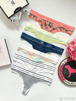 Victoria’s Secret PINK nohavičky tanga M - 5