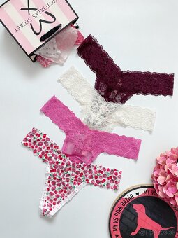 Victoria’s Secret PINK nohavičky tanga M - 5