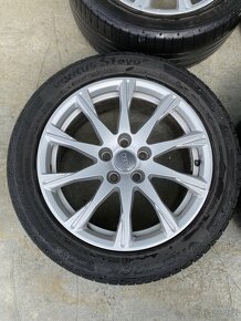 5x112 R17 ET 38 Audi elektrony/disky + letné pneu - 5