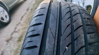 Predám letné pneumatiky 205/55r16 hliníkové disky Mazda - 5