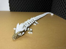 Flexibilný kryštálový drak 3D tlač - 5