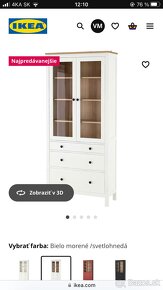 Vitrina a kniznica Hemnes ikea - 5