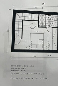 Predaj 2 izbový mezonetový byt v dome Vajnory so záhradkou - 5