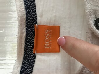 HUGO BOSS originál white pánske tricko L - 5