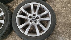 Originál disky Mazda R19 5x114,3 + letné pneu Uniroyal 2023 - 5