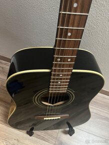 Čierna akustická gitara Cort AD-870 - 5