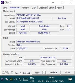 Doska ASUS TUF GAMING Z590-PLUS komplet krabica - 5