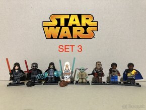 Rôzne figúrky Star Wars 5 (8ks) typ lego - nové - 5