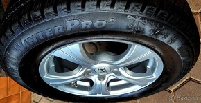 alu R16 5x114,3 orig. Hyundai + Kia, senzory, zimné 215/70 - 5