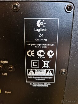 Reproduktory k PC Logitech Z4 , 2.1 systém - 5