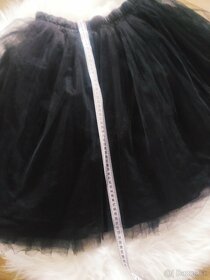 Krásna čierna tylová sukňa - 5