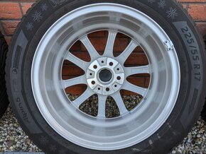 225/55 R17 BMW 5er Zimna sada diskov + TMPS - 5