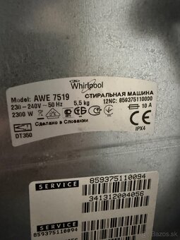 Práčka Whirlpool AWE 7519 - 5