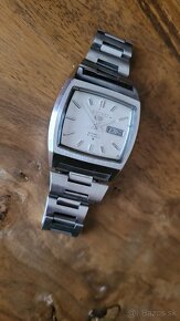 Predám 2ks Seiko 5 automatic. White/silver , - 5