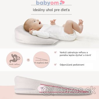 Antirefluxný detský vankúš do kočíka Italbaby - Acaro - 5