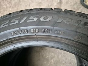 225/50 r18 zimné 2 ks PIRELLI dezén 6,5 mm DOT2019 - 5