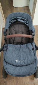 Predám Kinderkraft kočík 3in1 XMOOV Denim - 5