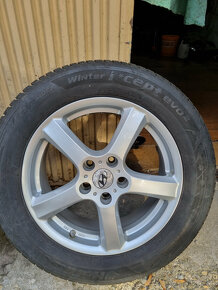 Alu disky Hyundai 5x114,3 7Jx17H2 + zimné pneu 225/60 R17 - 5