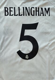 Detský dres Real Madrid - BELLINGHAM - home - 5